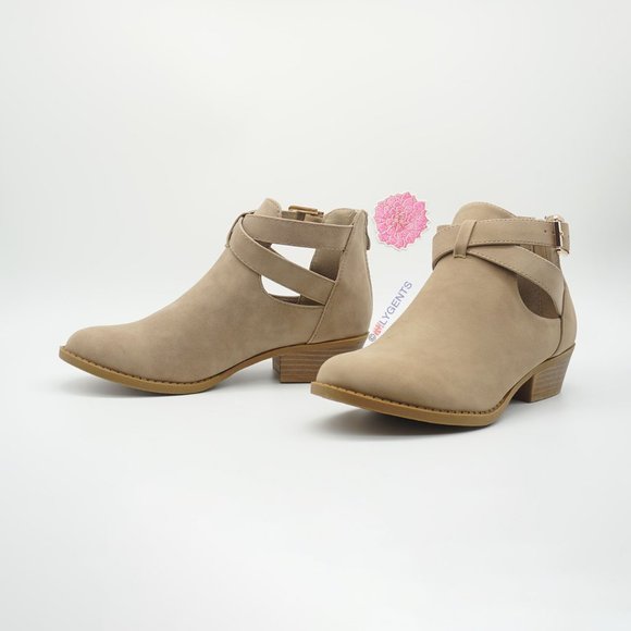 Top Moda Brown Booties NEW - Picture 1 of 6